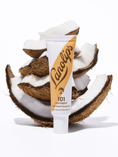 Load image into Gallery viewer, Lanolips 101 Ointment Multi-Balm in Coconutter uses ultra-pure grade Aussie lanolin, our cult-classic 101 Ointment offers a safer, more effective &amp; 100% natural alternative to common petroleum-based balms
