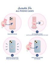 Load image into Gallery viewer, The Lanolips Lip Balm Phone holder how to use instructions
