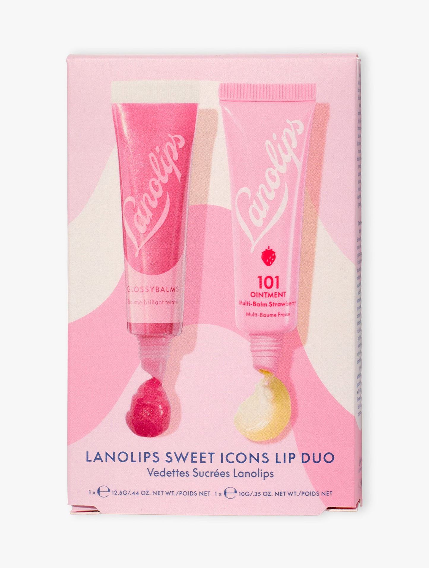 Lanolips Sweet Icons Lip Duo packaging on a white background