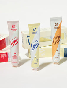 Our Lano Hand Cream comes in 4 delicious flavours: Rose, Vanilla, Coconutter and Milk & Honey