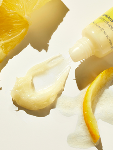Texture of Lemonaid Lip Treatment.