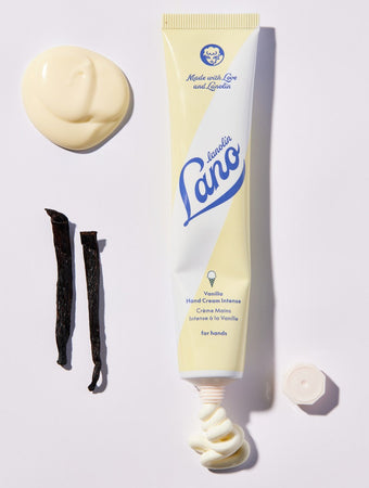 Vanilla + Lanolin Hand Cream Intense will have you reminiscent of afternoons with an ice-cream cone in hand.